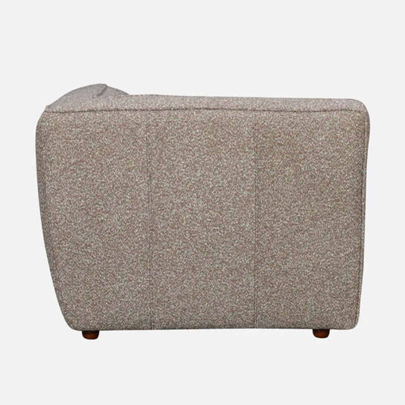 NED Collections Grace Sofa 1 Seater Left Arm - Fawn Cloud image number 1
